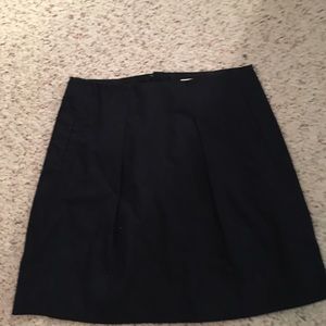 Navy simple J crew skirt